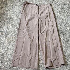 Eileen Fisher Taupe Trousers - women’s size small - wide leg dress pants